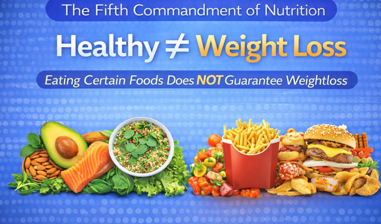 “Healthy” Doesn’t Mean Weight Loss: Why These Are Not the Same