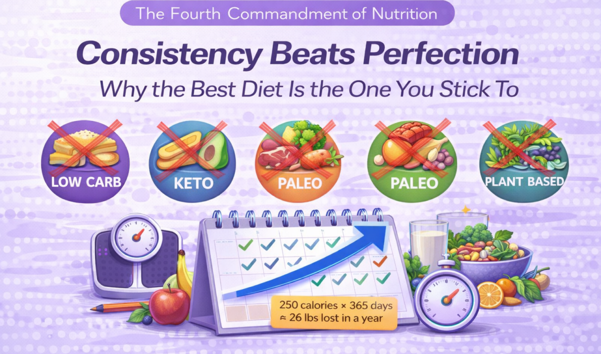 Consistency Beats Perfection: Why the Best Diet Is the One You Stick To