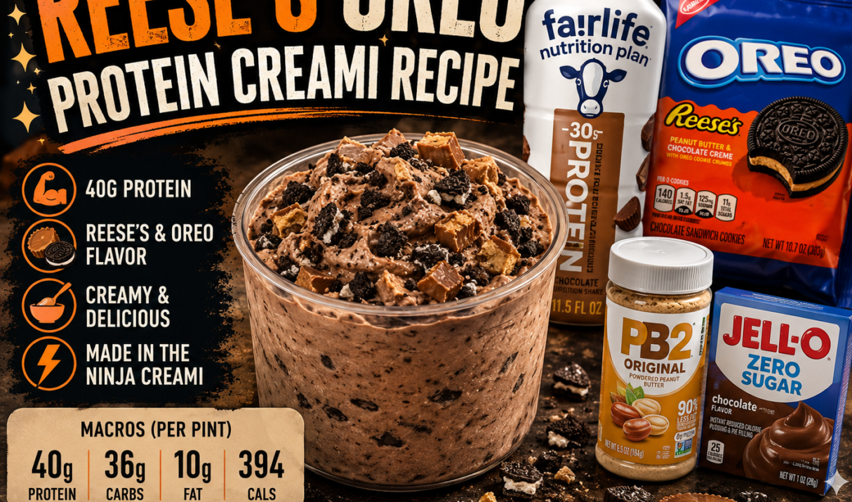 Reese’s Oreo Protein Creami Recipe