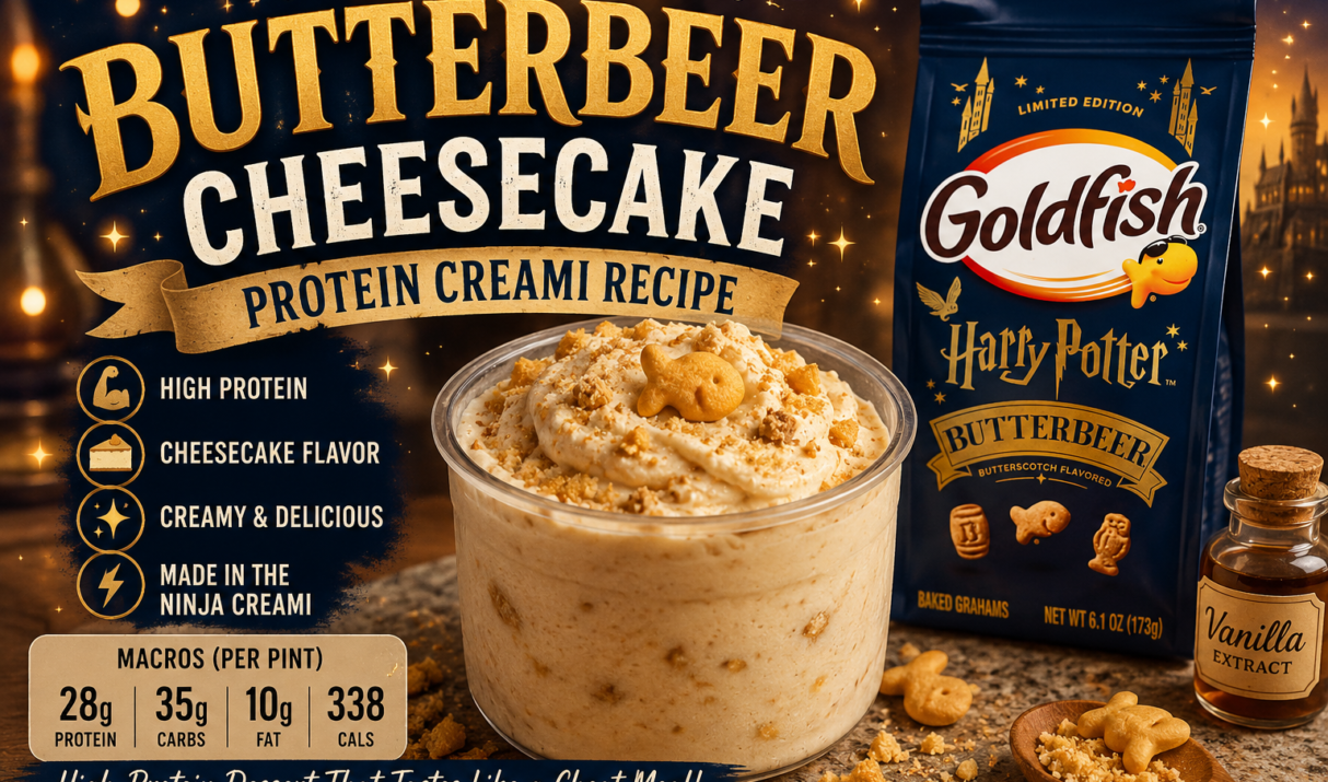 Butterbeer Cheesecake Protein Creami Recipe